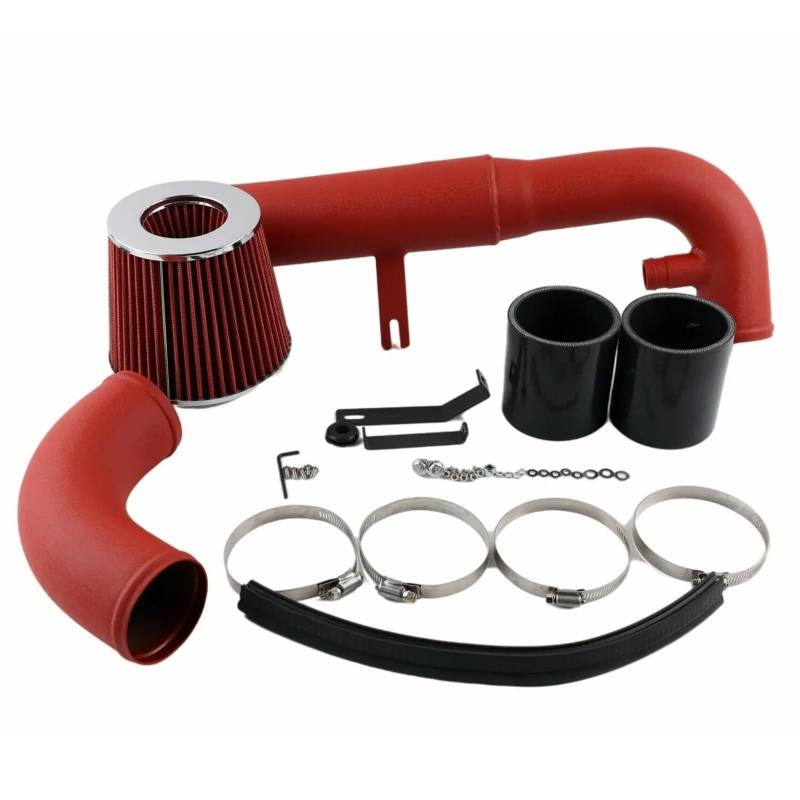 Auto Lufteinlassschlauch Für VW Für Golf Für GTI MK6 2,0 Für EA113 2011 2012 Auto Air Intake System Cold Air Intake Kit Hitzeschild Filter Luftansaugrohr(Black Pipe) von Bpjikxf