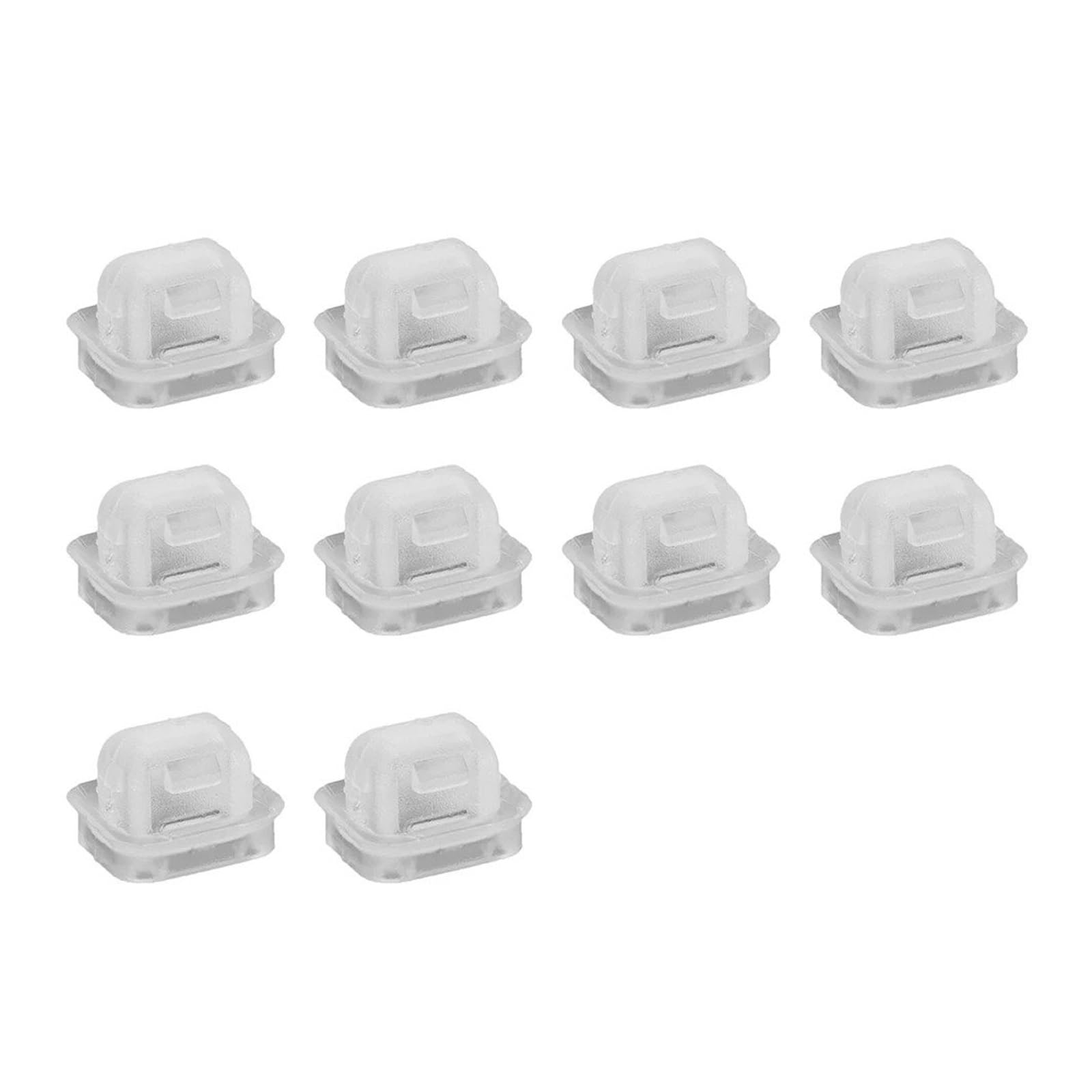 Dekoration 10Pcs Auto Tür Innen Dashboard-Dash Trim Moulding Clips Für 3 Serie E46 Für M3 E65 E66 Für X3 E83 Auto Halterungen Ösen Interieurleisten(Weiß) von Bpjikxf