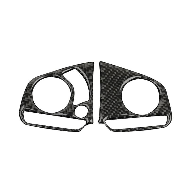 Dekoration 2PCS Auto Styling Carbon Fiber Lenkrad Panel Abdeckung Trim Für Civic 10th Gen 2016 2017 2018 2019 Auto Zubehör Interieurleisten(High) von Bpjikxf