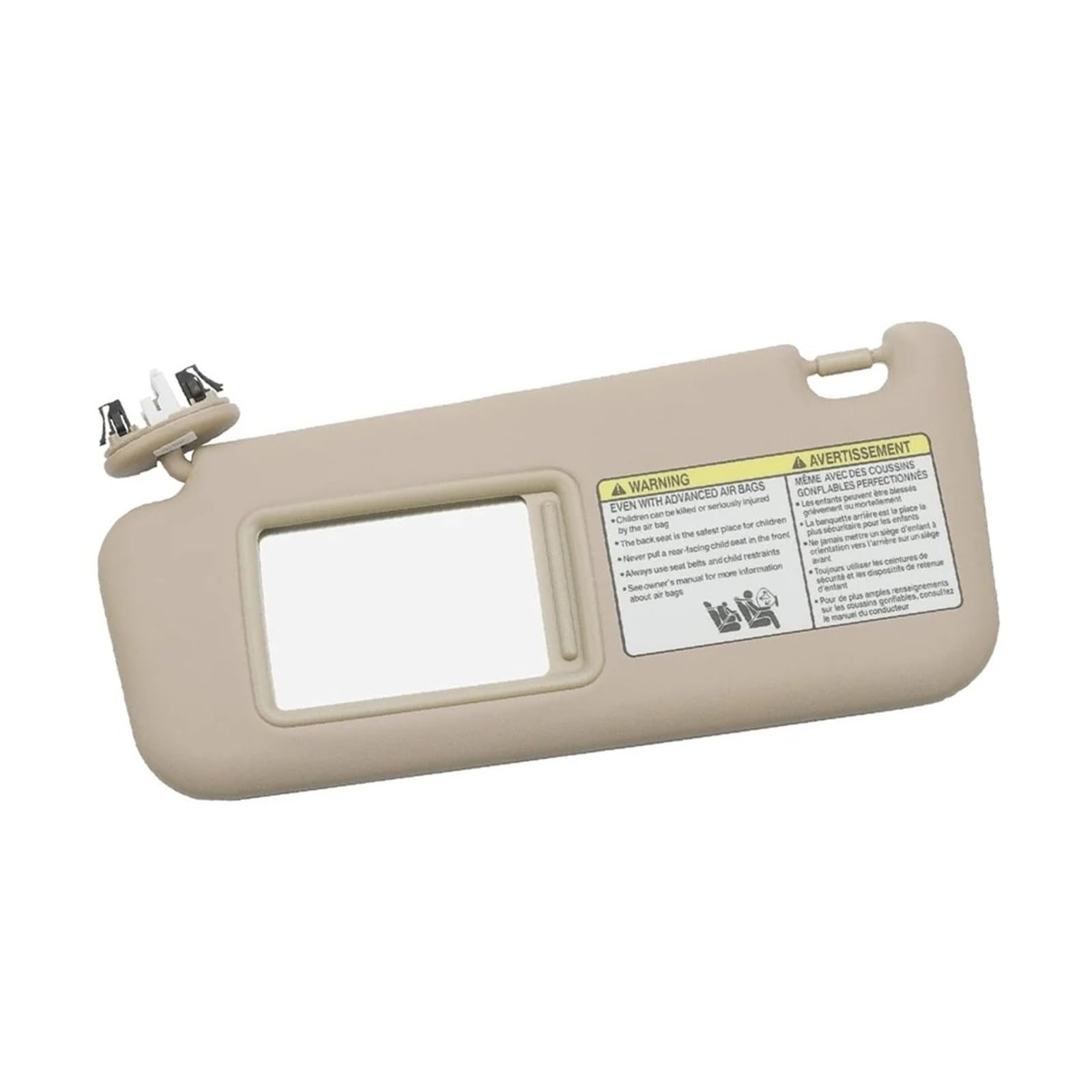 Dekoration Auto Vorne Sonnenblende Links Rechts Auto Sonnenschutz Mit Make-Up Spiegel Für Toyota Für RAV4 2006 2007 2008 2009 2010 2011 2012 2013 Interieurleisten(Beige Left) von Bpjikxf