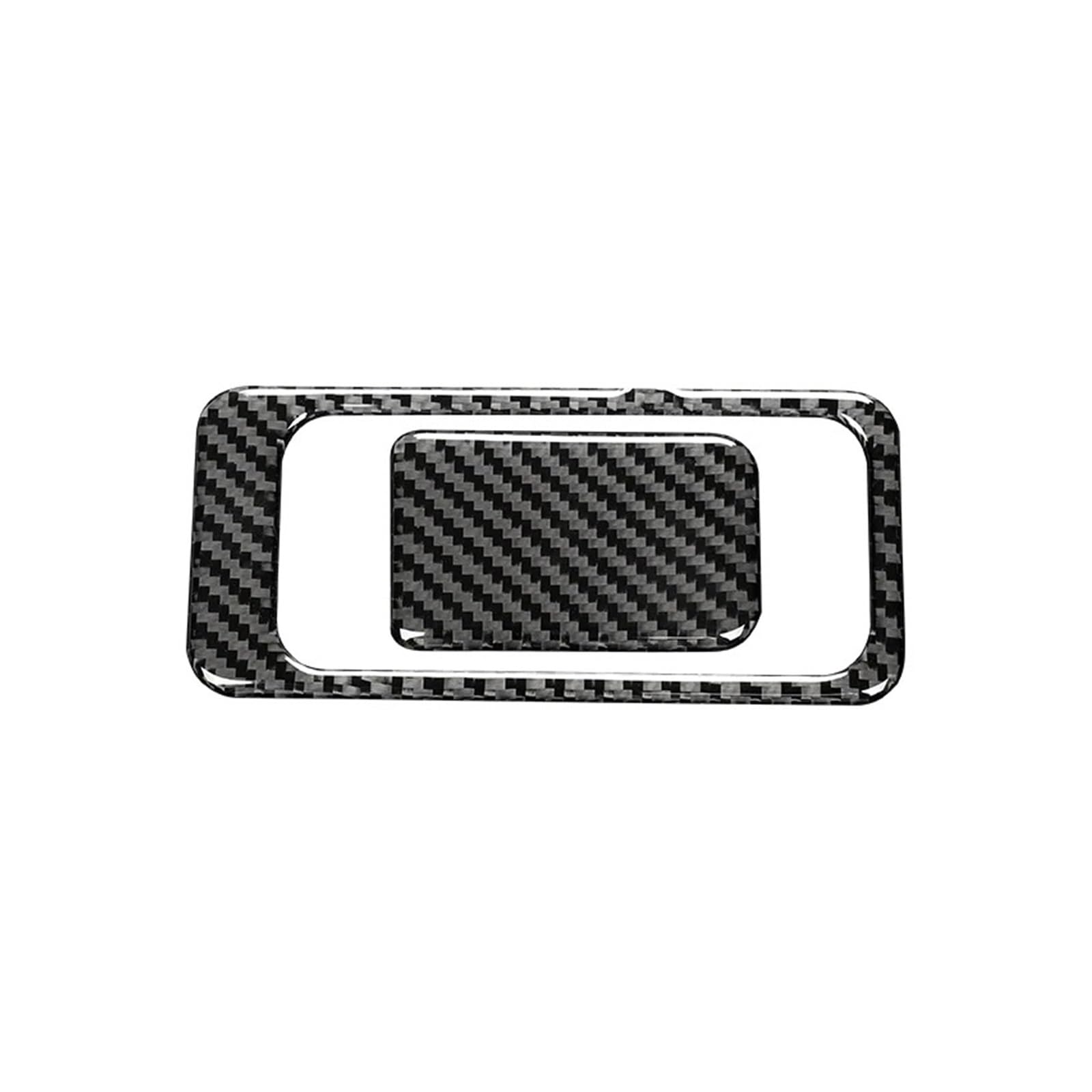 Dekoration Carbon Fiber Auto Copilot Lagerung Box Schalter Dekorative Aufkleber Rahmen Für Vw Für Golf 7 Für GTI Mk7 2013-2019 Auto Zubehör Interieurleisten von Bpjikxf