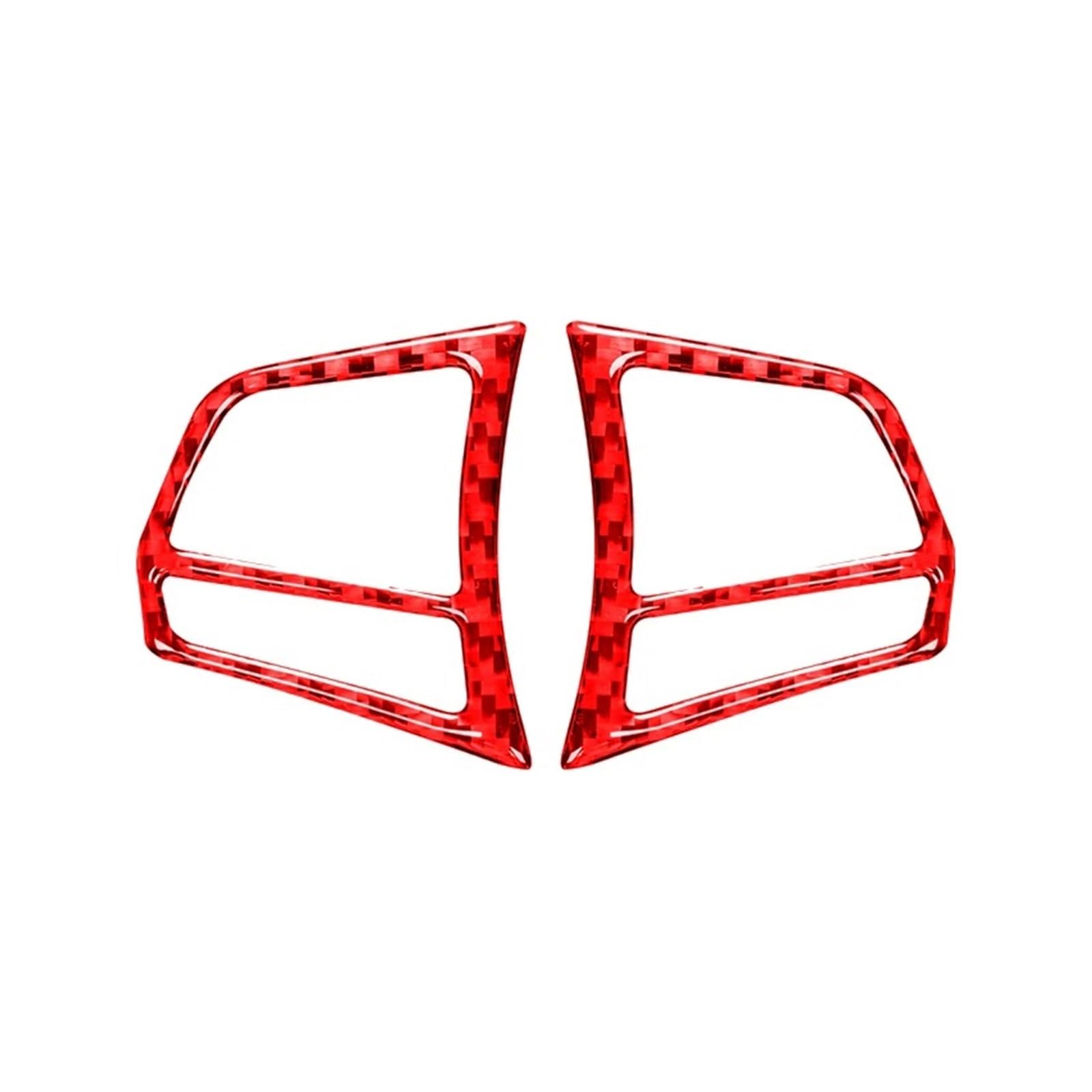 Dekoration Carbon Fiber Innen Auto Lenkrad Panel Taste Trim Rahmen Abdeckung Aufkleber Für 3 Serie GT F30 F34 2013-2018 Zubehör Interieurleisten(Style B(Red)) von Bpjikxf