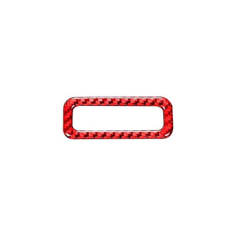 Dekoration Carbon Fiber Innen Auto Schiebedach Schalter Griff Dekorative Rahmen Trim Abdeckung Aufkleber Für 3 Serie E46 1999-2004 Zubehör Interieurleisten(Rot) von Bpjikxf