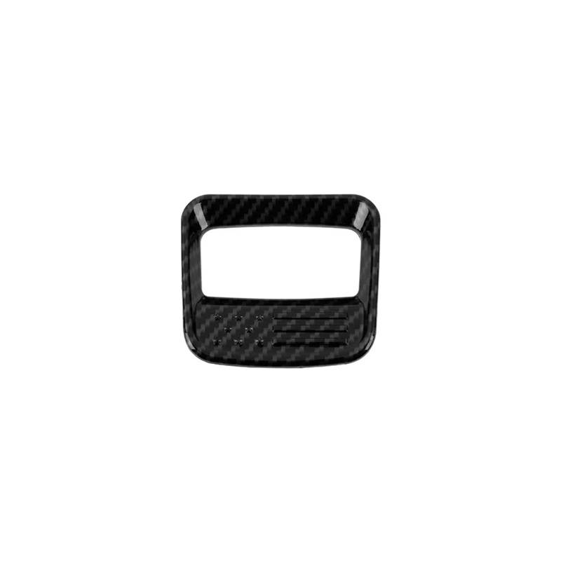 Dekoration Fit Für Ford Für Bronco 2021 2022 2023 2024 Auto Lenkrad Dekoration Abdeckung Innen Zubehör Interieurleisten(Carbon Fiber Grain) von Bpjikxf