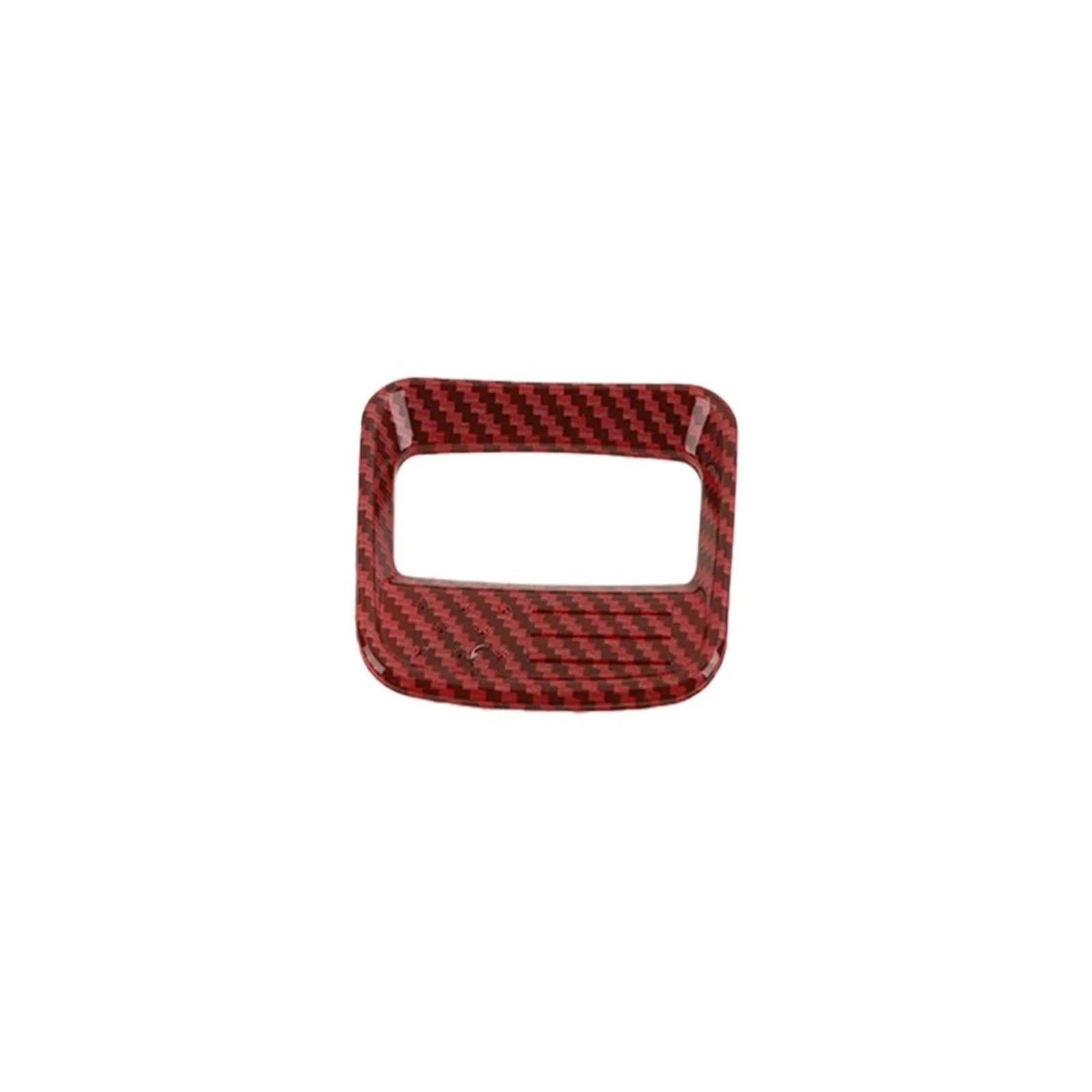 Dekoration Fit Für Ford Für Bronco 2021 2022 2023 2024 Auto Lenkrad Dekoration Abdeckung Innen Zubehör Interieurleisten(Red Carbon Fiber) von Bpjikxf