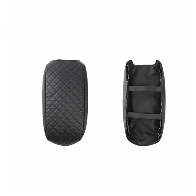 Dekoration Für Dodge Für Ladegerät Für Chrysler 300C 2011 Up Auto wasserdichte Armlehne Box Kissen Pad Abdeckung Innen Zubehör Interieurleisten(Carbon Fiber B1) von Bpjikxf