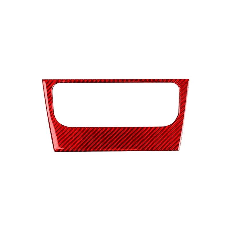 Dekoration Für VW Für Golf 6 Für GTI R MK6 2008-2012 Carbon Faser Auto Air Conditio Taste Schalter Panel Dekoration Aufkleber Auto Zubehör Interieurleisten(Rot) von Bpjikxf