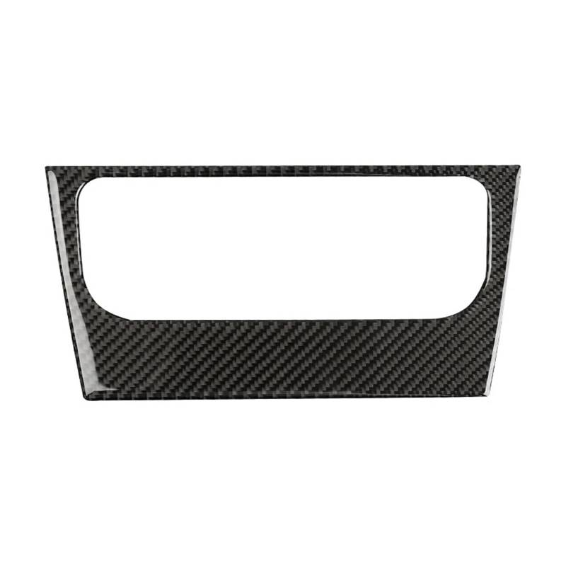 Dekoration Für VW Für Golf 6 Für GTI R MK6 2008-2012 Carbon Faser Auto Air Conditio Taste Schalter Panel Dekoration Aufkleber Auto Zubehör Interieurleisten(Schwarz) von Bpjikxf