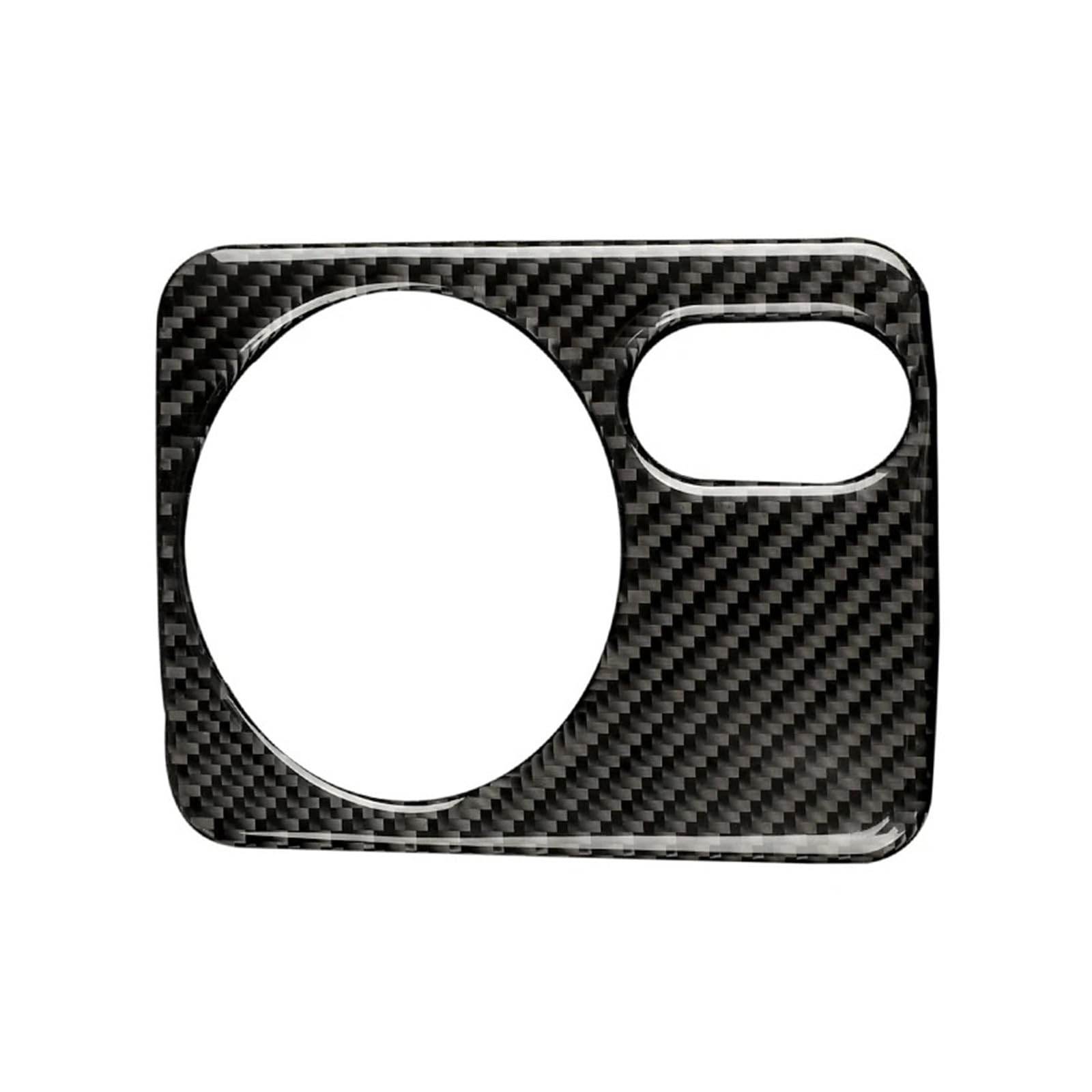 Dekoration Für VW Für Golf 6 Für GTI R MK6 2008-2012 Carbon Fiber Innen Auto Scheinwerfer Schalter Panel Rahmen Trim Aufkleber Auto Zubehör Interieurleisten(Left-Hand Drive B) von Bpjikxf