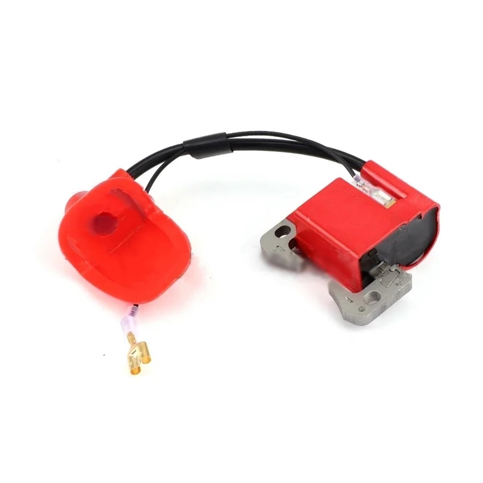 Zündungen Zündspule Rot/Schwarz Zündspule Mit L7T Zündkerze Für 43cc 47cc 49cc Mini Quad Pocket Dirt Bike ATV 2-Hub Motor Zubehör(Ignition Coil red) von Bpjikxf