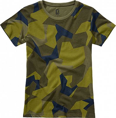 Brandit 44004, T-Shirt Damen - Swedish Camo - M von Brandit