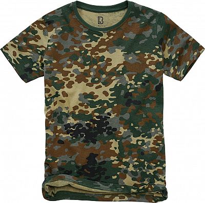 Brandit 6017, T-Shirt Kinder - Flecktarn - 134/140 von Brandit