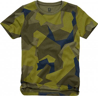 Brandit 6017, T-Shirt Kinder - Swedish Camo - 134/140 von Brandit