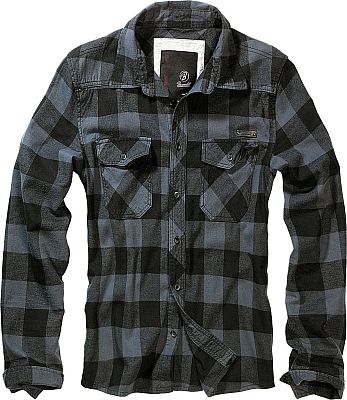 Brandit Checkshirt, Hemd - Schwarz/Grau - 3XL von Brandit