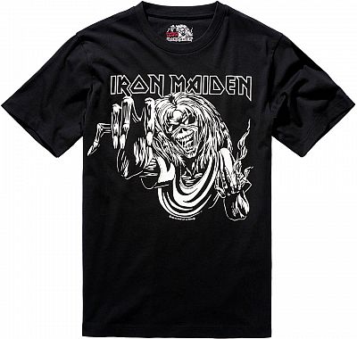 Brandit Iron Maiden Eddie Glow, T-Shirt - Schwarz/Weiß - 6XL von Brandit