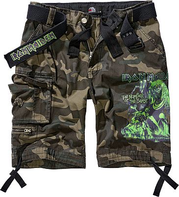 Brandit Iron Maiden Savage NOTB, Cargo-Shorts - Darkcamo - L von Brandit