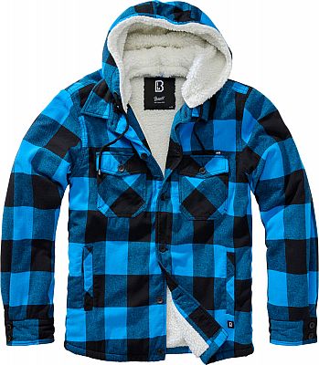 Brandit Lumberjack Winter, Kapuzenjacke - Schwarz/Blau - S von Brandit