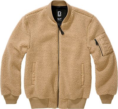 Brandit MA1 Sherpa, Textiljacke - Beige - 3XL von Brandit