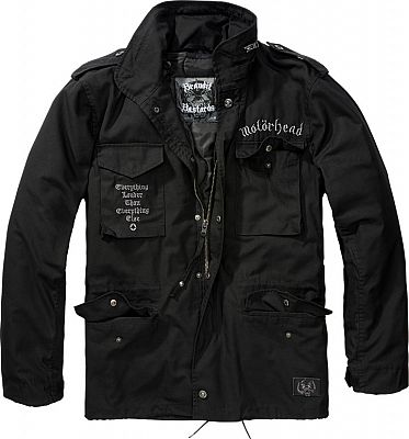 Brandit Motörhead M65, Textiljacke - Schwarz/Weiß - 3XL von Brandit