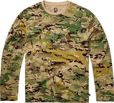 Brandit Premium, T-Shirt langarm - Tactical Camo - XL von Brandit