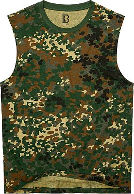 Brandit Sleeveless, T-Shirt - Camo (flecktarn) - 5XL von Brandit