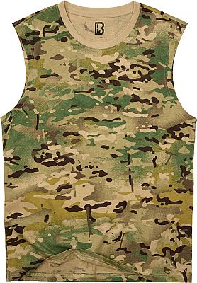 Brandit Sleeveless, T-Shirt - Tactical Camo - 5XL von Brandit