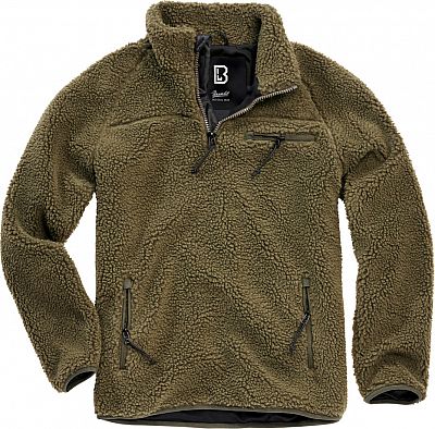 Brandit Teddyfleece, Pullover - Oliv - 3XL von Brandit