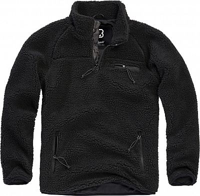 Brandit Teddyfleece, Pullover - Schwarz - M von Brandit