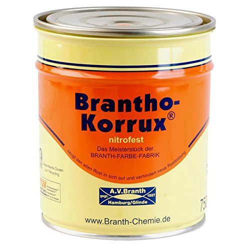 Brantho Korrux nitrofest 5 Liter 7016 Anthrazitgrau von Branth