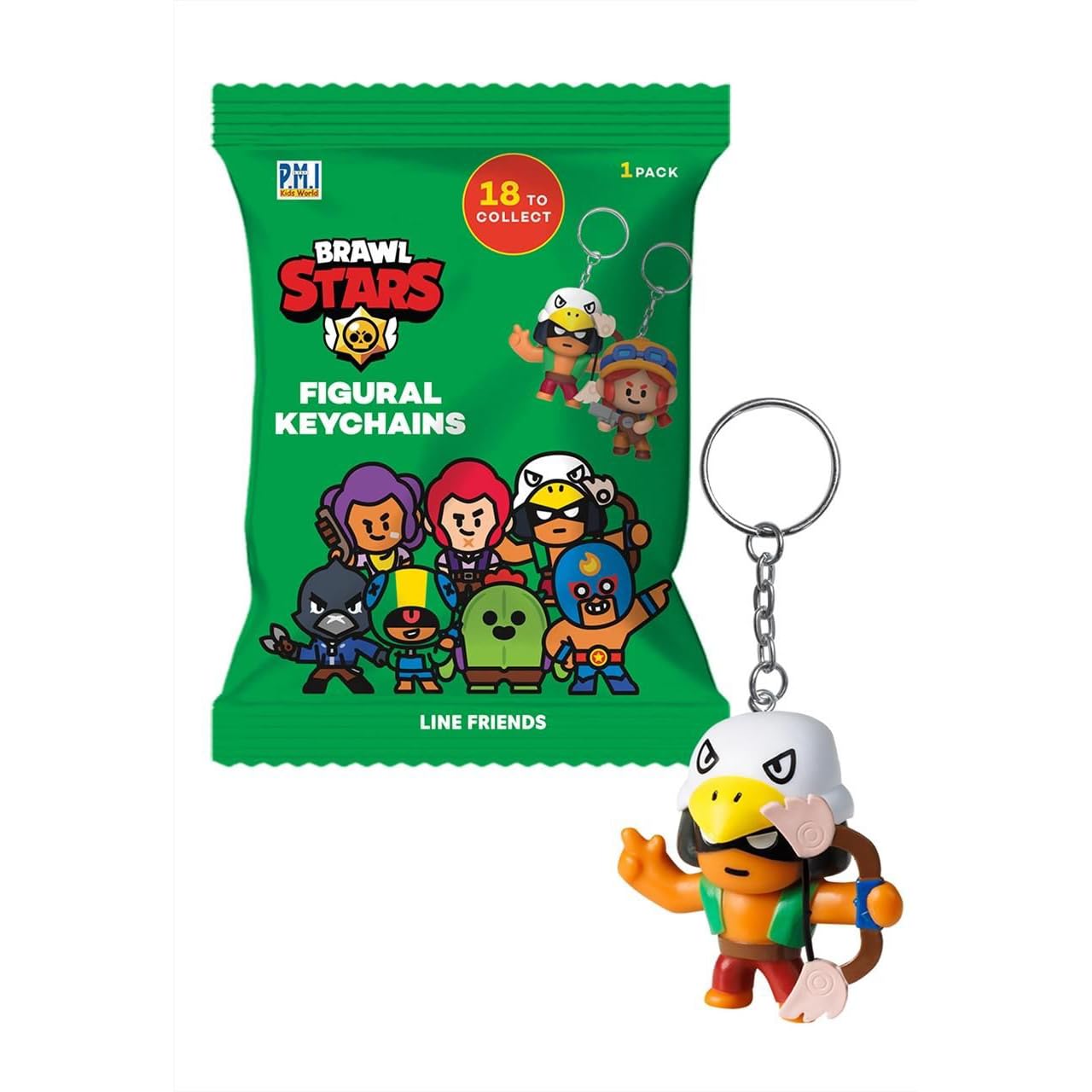 Brawl Stars BRW8004 Schlüsselanhänger, One Size von Brawl Stars