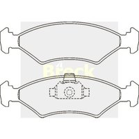 Bremsbelagsatz BRECK 20753 00 701 00, Vorne von Breck