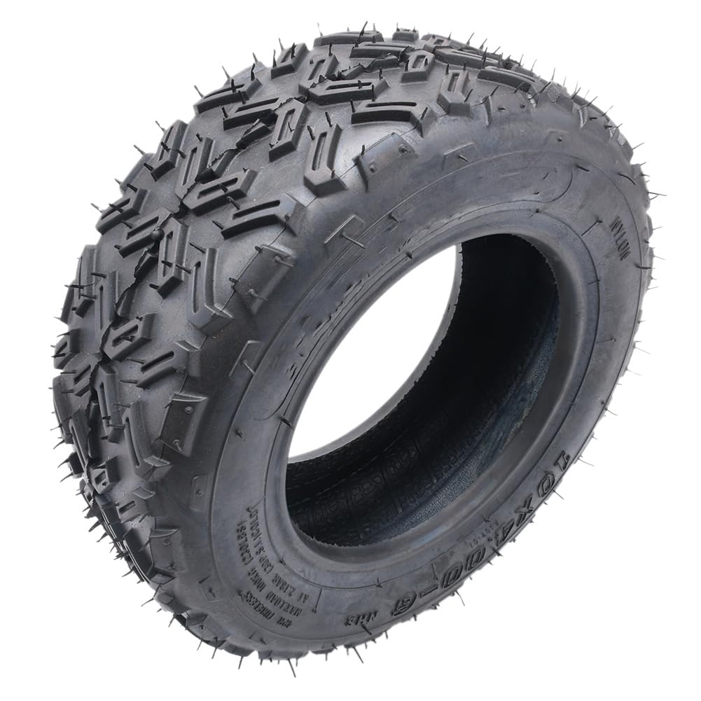 Breeshy 10 Vakuumreifen 10X4.00-6 10x4.00-6 Reifen Vakuumreifen für Schneepflug Go Karts ATV Quad Bike Off-Road von Breeshy