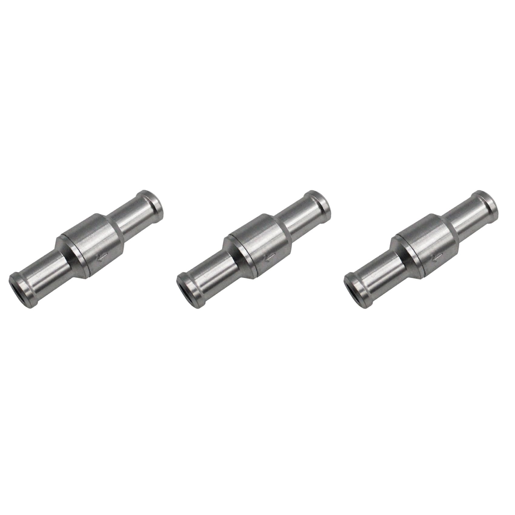 Breeshy 3X 10 mm RüCk Ventil Bremse Servover StäRker Kein RüCk Lauf Inline Einweg Ventil RüCk Ventil Vakuum Aluminium Ventil von Breeshy