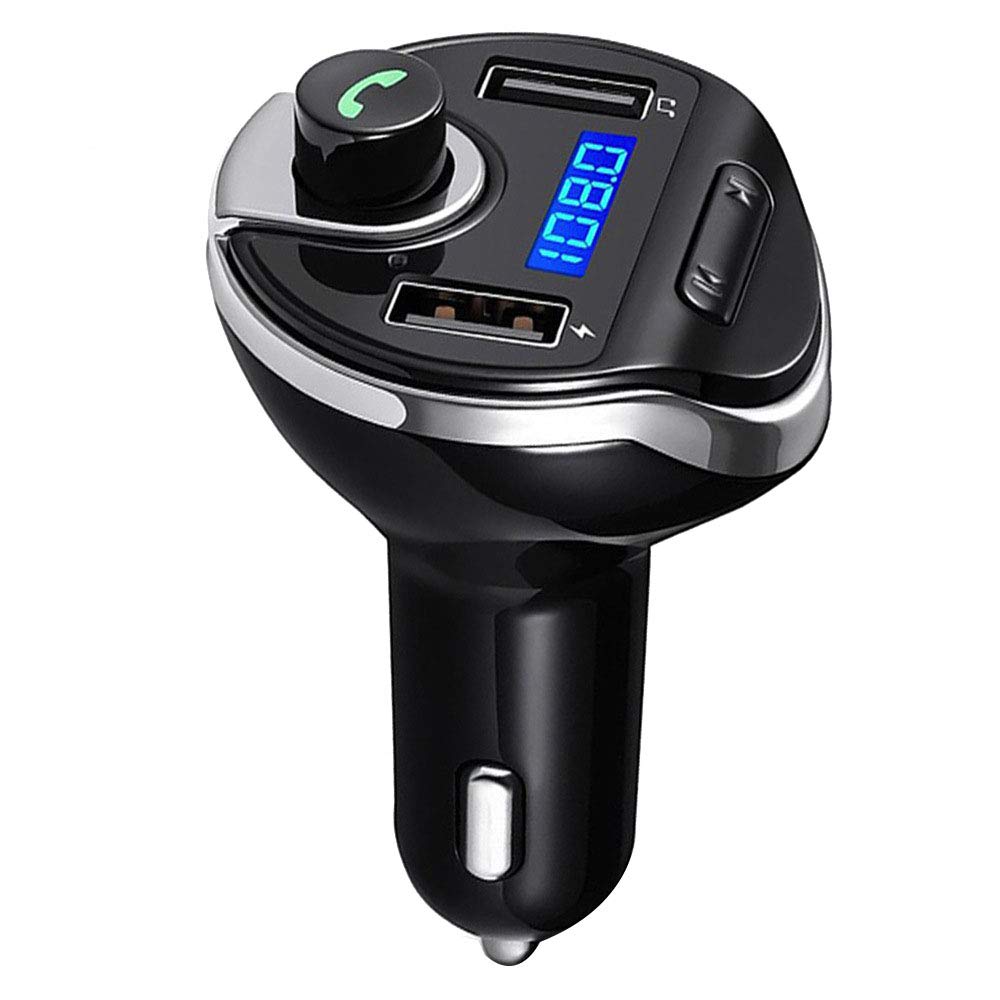 Breeshy Auto Bluetooth 4.2 FM Sender T20 Auto Kit Frei SprechempfäNger Audio Musik LCD Mp3 Spieler Dual USB Auto LadegeräT von Breeshy