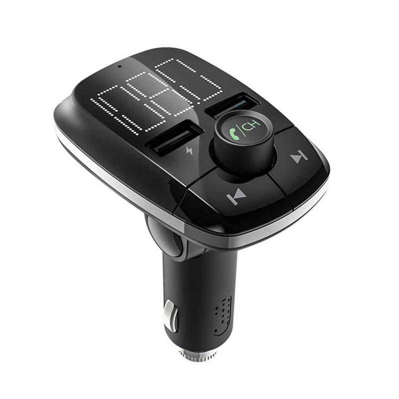 Breeshy Auto Bluetooth Freisprech Einrichtung MP3 Spieler FM Sender Auto Drahtlos MP3 Auto LadegeräT T50 von Breeshy