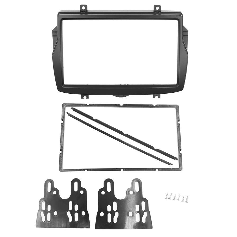 Breeshy Auto Radio Fascia Trim Kit, 178X100 mm 2 Din DVD Rahmen Install Kit für 2016 von Breeshy