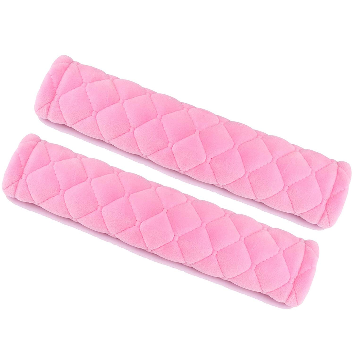 Breeshy Auto Sitz Gurt Kissen Schulter Polster Weich Packungen für Alle Auto Besitzer für EIN Besseres Komfortableres (Rosa) von Breeshy