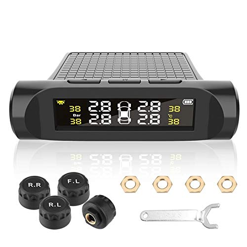 Breeshy Auto Tpms Reifen Druck Überwachung System Reifen Druck Batterie Digital LCD Display Auto Alarm Systeme von Breeshy