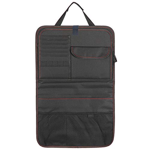 Breeshy Autositz RüCken Aufbewahrungstasche Auto Organizer Tasche Faltbarer Esstisch Tablett Aufbewahrungstasche Auto Interieur ZubehöR von Breeshy