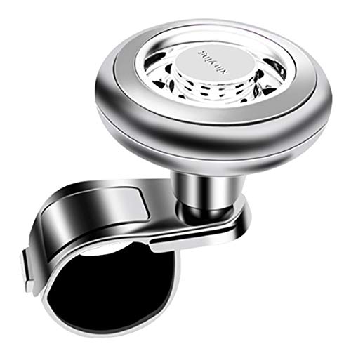 Breeshy Car Booster RadverstäRker Lenkrad Spinner Knob Power Ball Handsteuerung Auto Spinner Knob Ball Silber von Breeshy