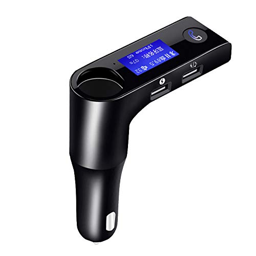 Breeshy Fm Transmitter Frei Sprecheinrichtung Auto Kit Leichterer Anschluss Drahtloser Fm Modulator Dreh Bildschirm Bluetooth Auto Mp3 Spieler von Breeshy