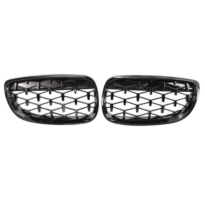 Breeshy Front Grill Gitter Nieren Grill für 3 Series E92 06-09 Helles Schwarz von Breeshy