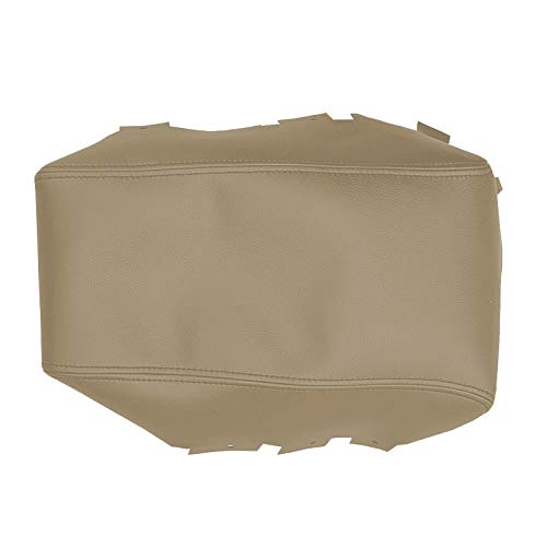 Breeshy Mittelkonsole Armlehnen Bezug Leder Synthetische Passform für Tean 13-18 Beige von Breeshy