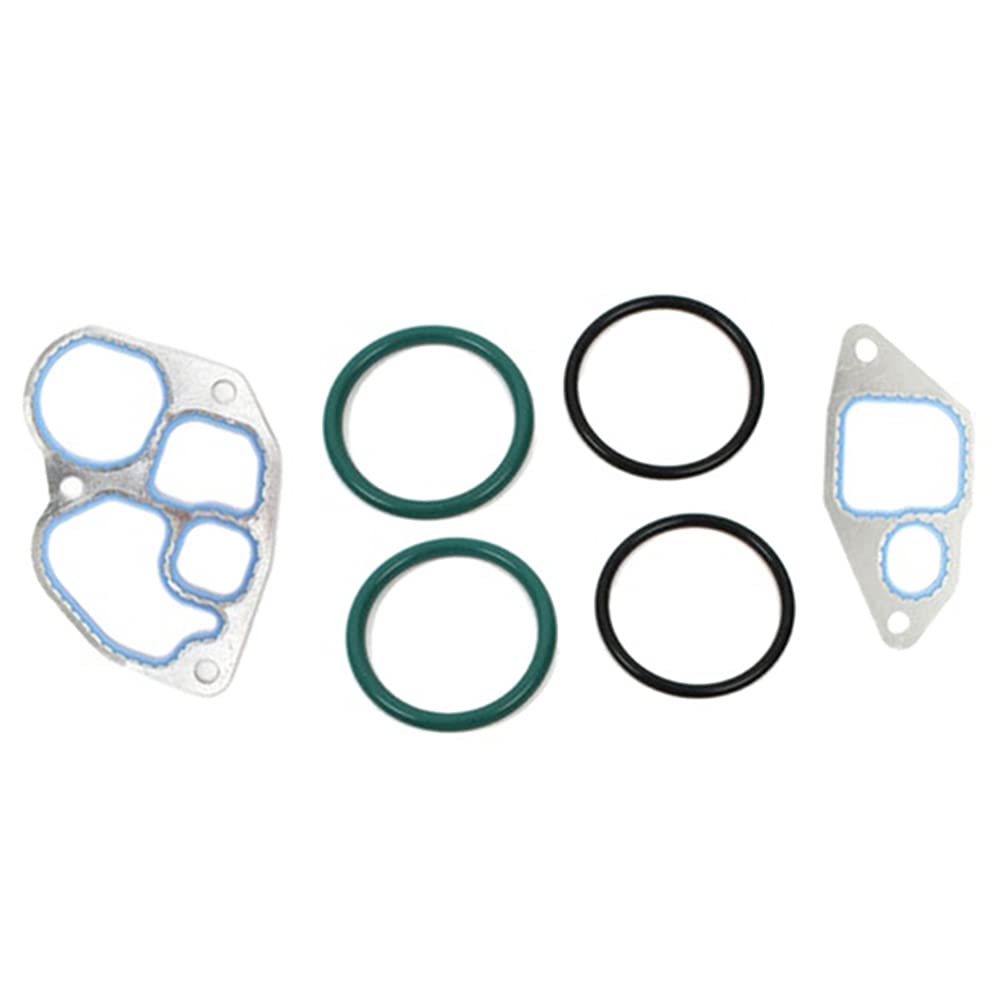 Breeshy ÖL KüHler Dichtung O-Ring Kit für Mercury F250 F450 F550 3 Super Duty 7.3L von Breeshy