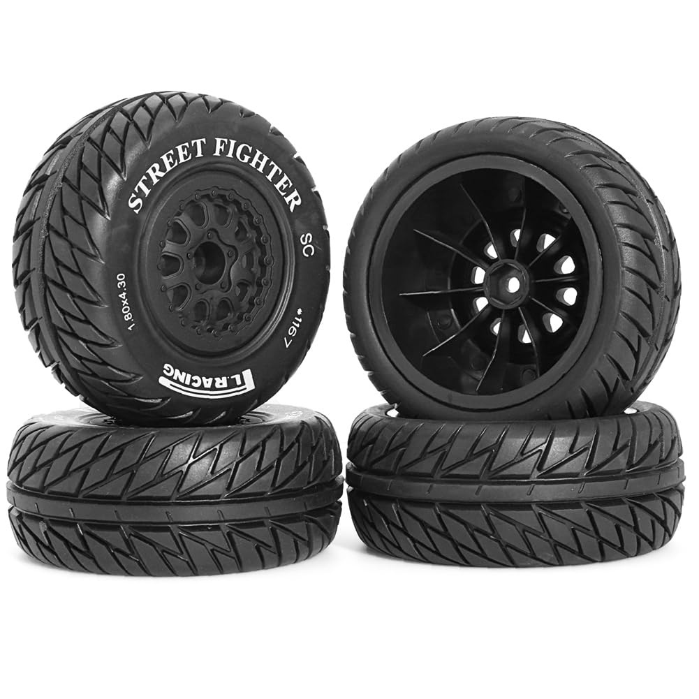 Breeshy RC Tires Truck Felgen und Reifen für 1/10 RC Offroad Fahrzeuge von Breeshy