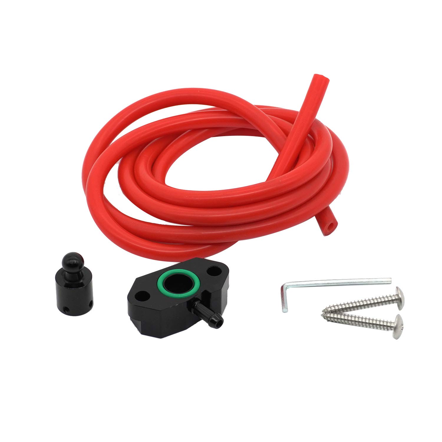 Breeshy Turbo Boost Tap Kit für A1 1.4TST EA211 Motor für Golf 7 MK7 1.4T Schwarz + Rot von Breeshy