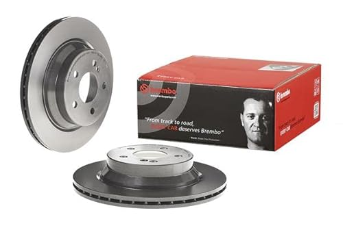 2 Bremsscheiben Coated Disc Line belüftet 300 mm Hinten von Brembo Innenbelüftet (09.A358.11) Bremsanlage Bremsscheibenset, Scheibenbremse, Satz, Bremsscheibensatz von Brembo Bundle