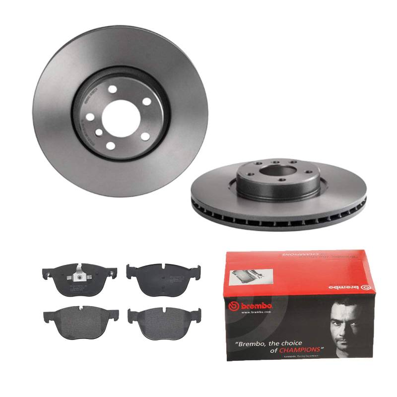 BREMBO 2 Bremsscheiben COATED belüftet Ø348mm + Beläge vorne für passend für BMW X5 E70 X6 von Brembo