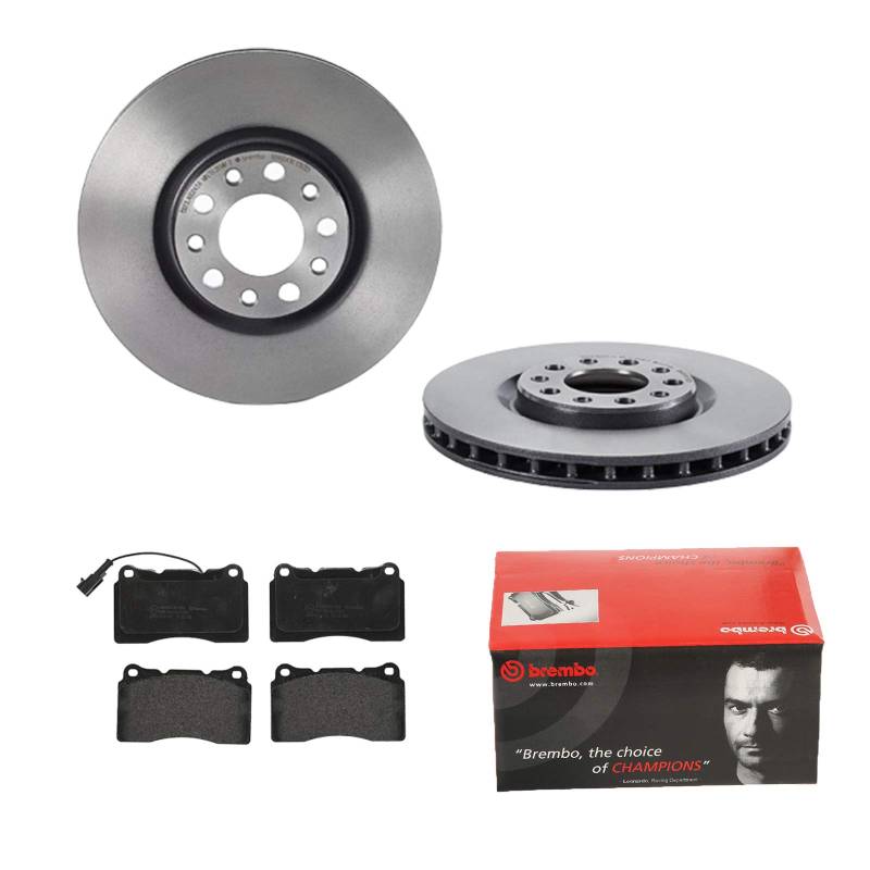 BREMBO BREMSSCHEIBEN COATED Ø305mm + BREMSBELÄGE VORNE FÜR ALFA ROMEO 159 939X von Brembo Bundle