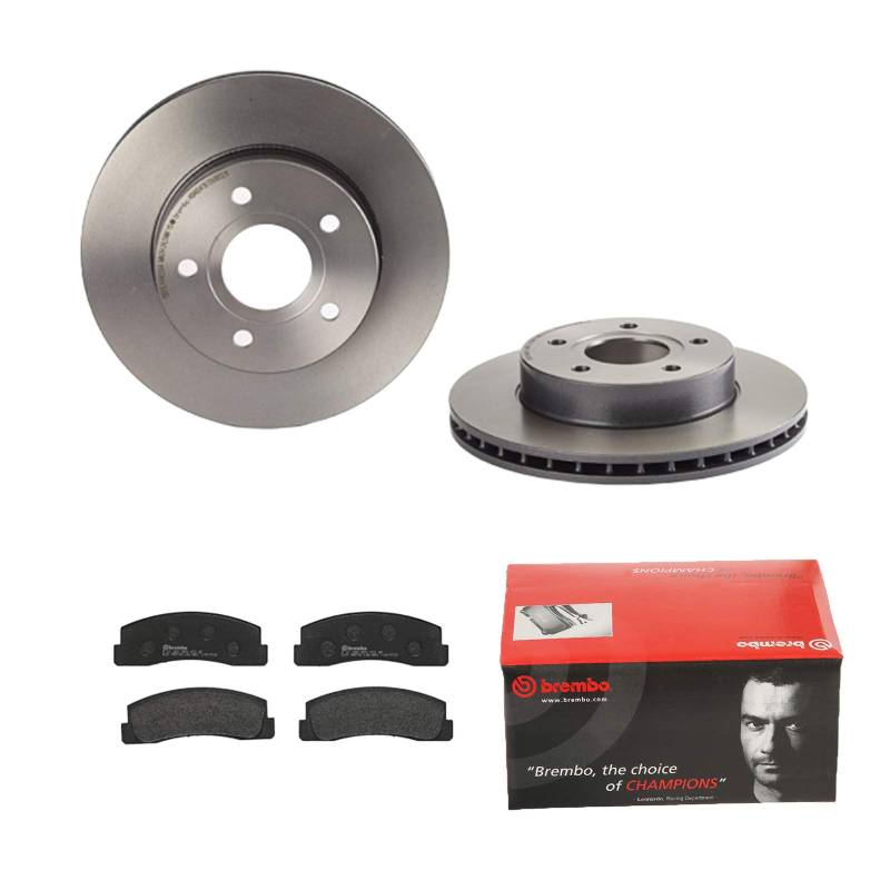 BREMBO Bremsensatz, Bremsbeläge (1420-55923) | Bremsen-Kit von Brembo Bundle